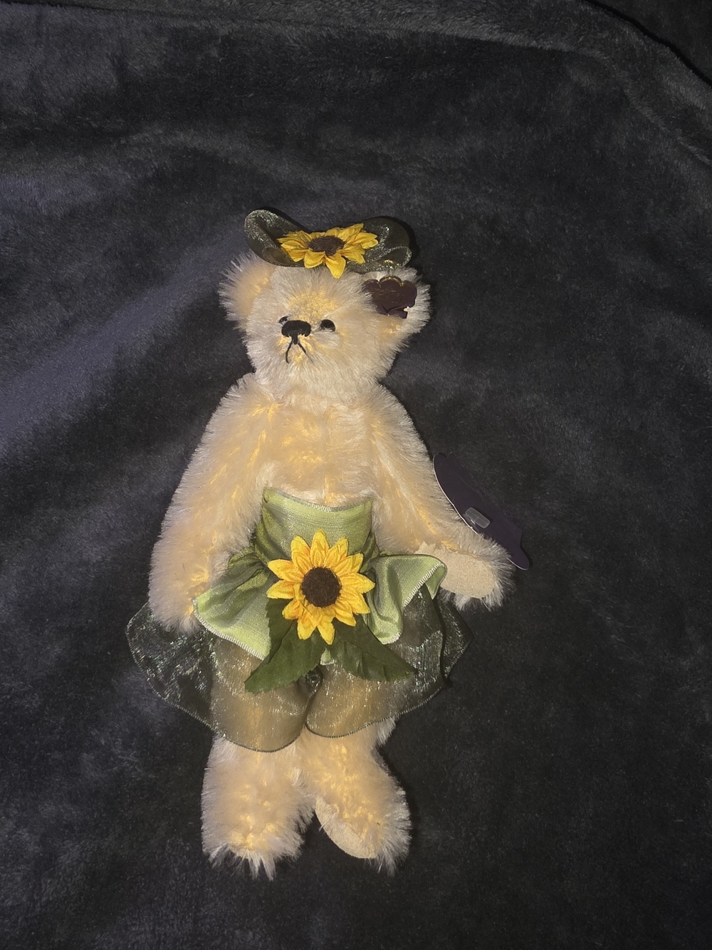 Annette Funicello Collectible Sunflower Bear Sunny Blooms U319
